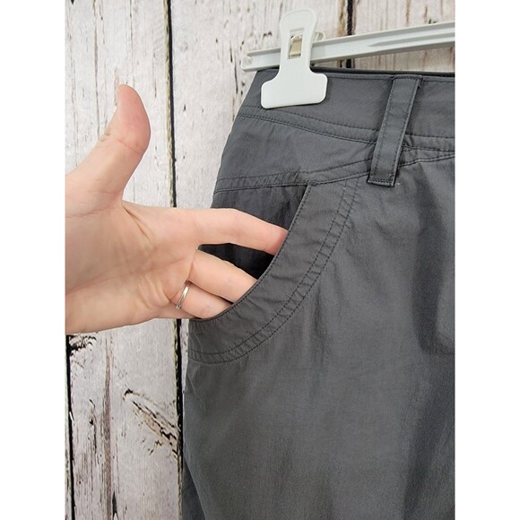 ALK Women's Small CQR Gray Flat Front Active Skort Skirt W Built In Shorts EUC - Picture 4 of 8